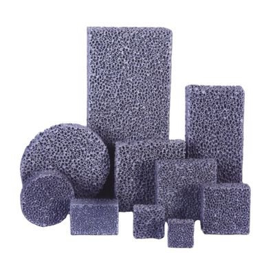 Filtre à mousse céramique poreuse au carbure de silicium pour solution de filtration de métaux fondus